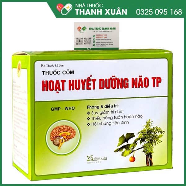 Hoạt huyết dưỡng não TP - Phòng và điều trị suy giảm trí nhớ